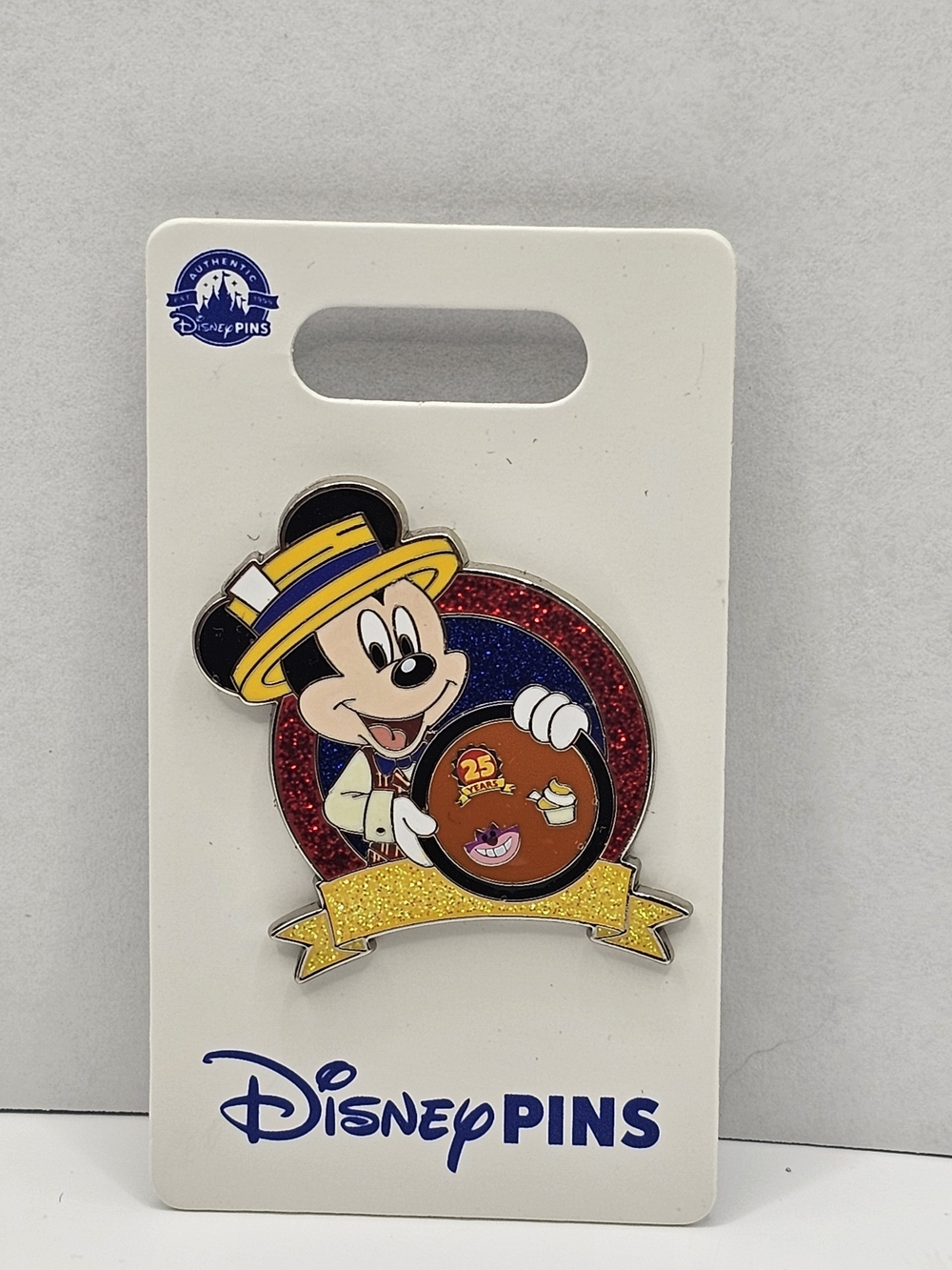 Disney Parks Mickey Mouse 25th Anniversary Pin Trading Pin